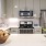 ample counter space in well lit kitchen