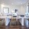 work stations with computers in bright room