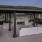 covered patio with fireside seating