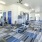 gym with a variety of exercise equipment